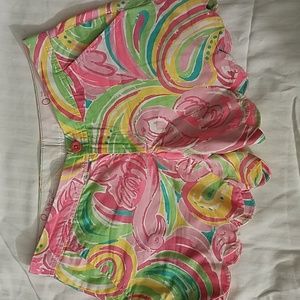 Lilly Pulitzer Size 0 The Buttercup Shorts